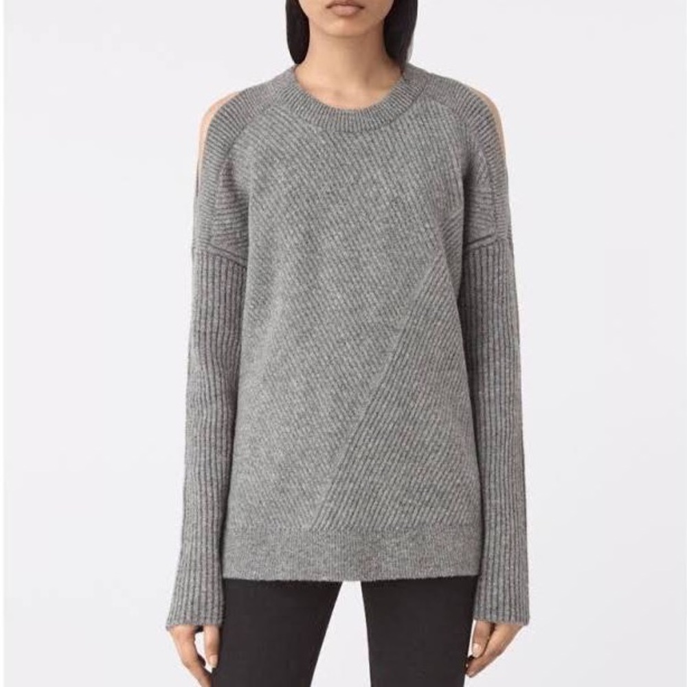 All Saints Terra Open Shoulder Sweater